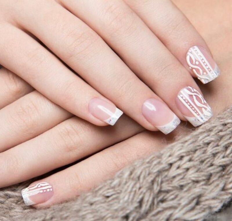 Nail Art Design (marble, brush, french) + Manicure Express